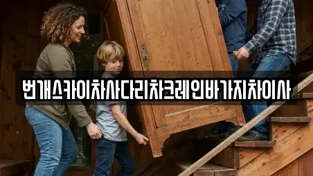 번개스카이차사다리차크레인바가지차이사