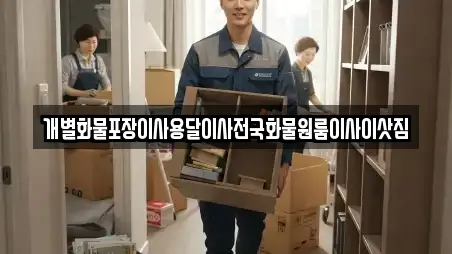 개별화물포장이사용달이사전국화물원룸이사이삿짐