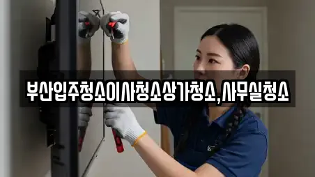 부산입주청소이사청소상가청소,사무실청소