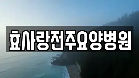 효사랑전주요양병원