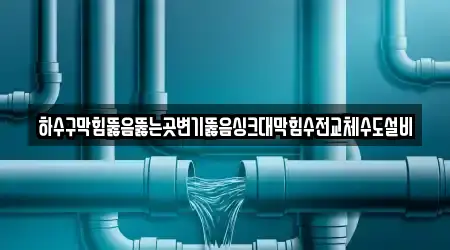하수구막힘뚫음뚫는곳변기뚫음싱크대막힘수전교체수도설비