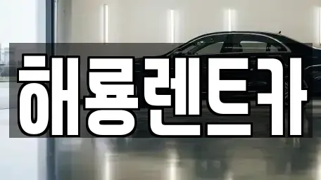 경기 광주시 추자동 렌트카 전문 해룡렌트카