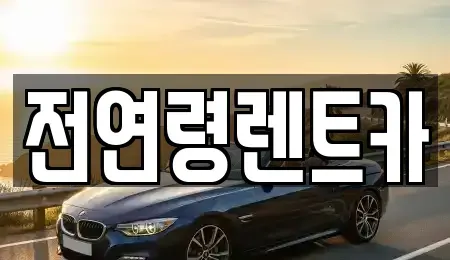 경상북도 경산시 남천면 렌트카 전문 전연령렌트카