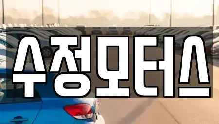 대전 유성구 가정동 중고차 전문 수정모터스