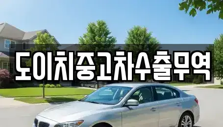 대전광역시 동구 중동 중고차매매 전문 도이치중고차수출무역
