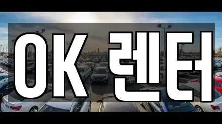 서울 성북구 동소문동6가 렌트카 전문 OK 렌터