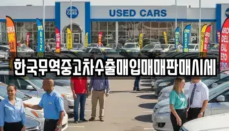전남 영광군 영광읍 중고차매입 전문 한국무역중고차수출매입매매판매시세