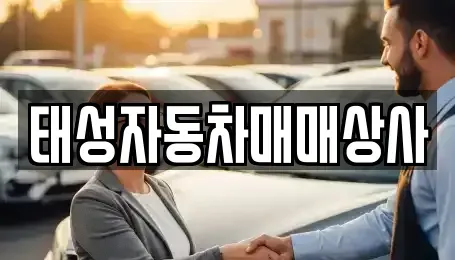 전라남도 순천시 저전동 중고차 전문 태성자동차매매상사