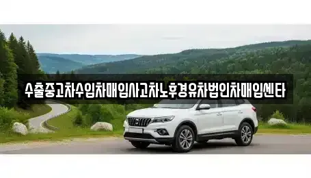 전북 군산시 경암동 중고차매입 전문 수출중고차수입차매입사고차노후경유차법인차매입센타