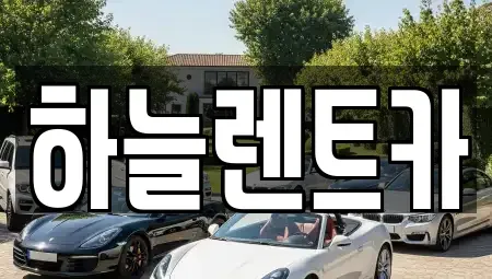 충청남도 보령시 동대동 렌트카 전문 하늘렌트카