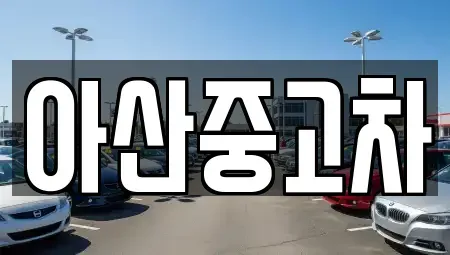 충청남도 아산시 좌부동 중고차 전문 아산중고차